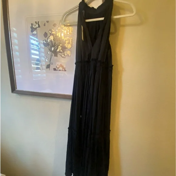 BY ANTHROPOLOGIE TIERED HALTER DRESS - Picture 7 of 8